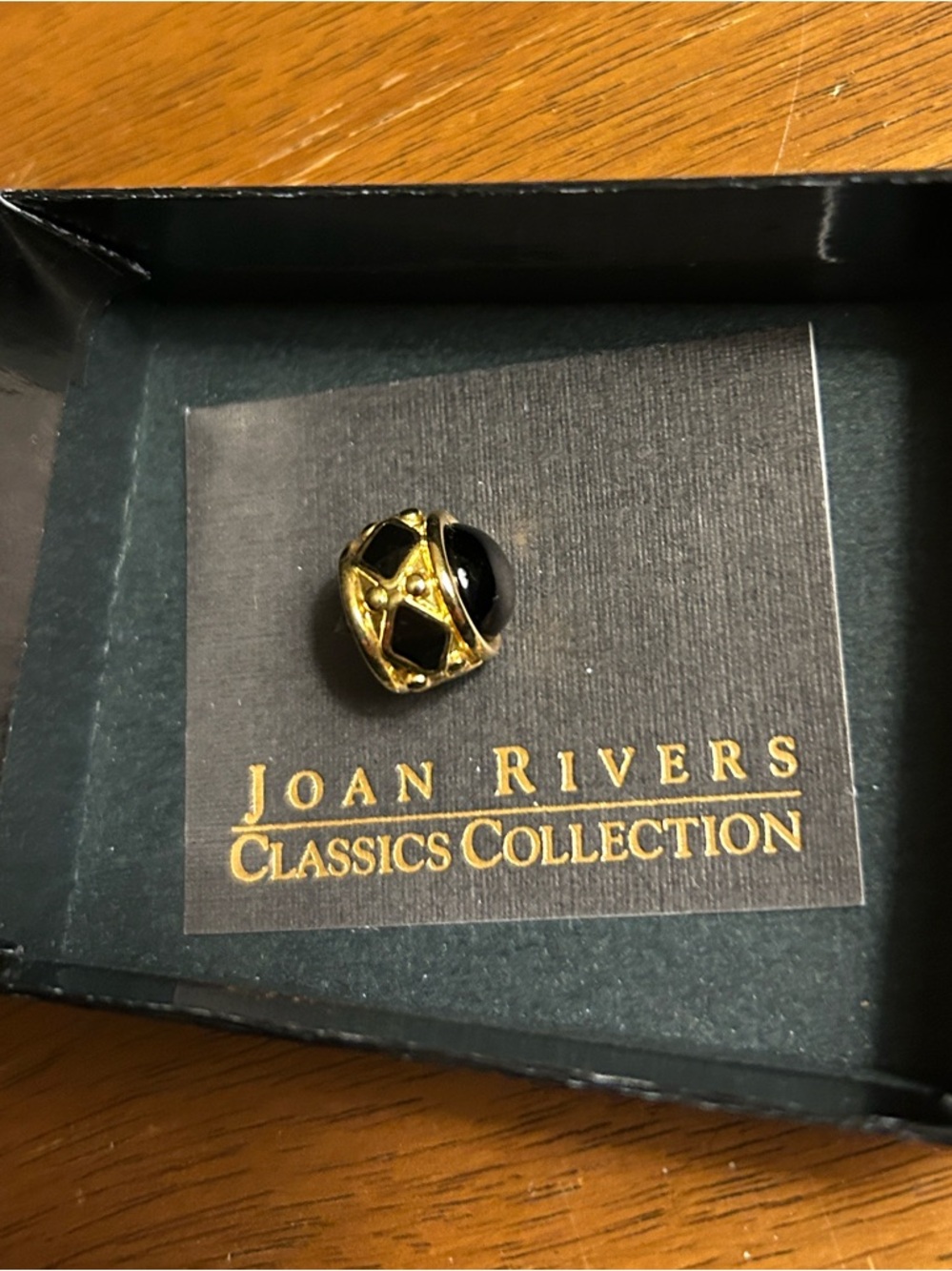 Joan Rivers Gold-Tone Hinged Bracelet W/ 5 Sets Of Interchangeable Tips/Charms - Picture 9 of 11